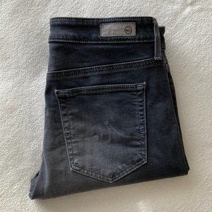 AG Adriano Goldschmied Farrah High-Rise Skinny Ankle Jean Gray/Grey